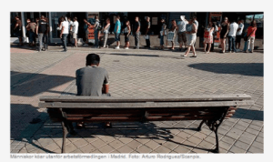 Bezdarbnieku rinda Madridē, SR