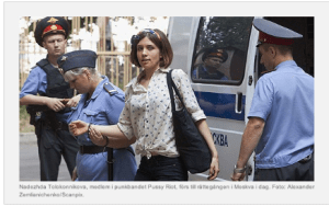 Pussy Riot, Maskava, tiesa. 2012. 