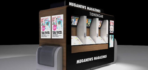 Digitālais avīžu kiosks, Meganews, DN