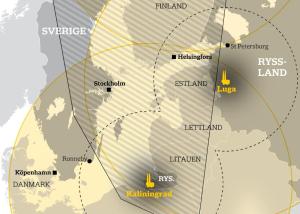 Iskander raķešu darbības radiuss