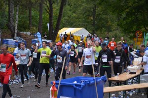 Līdinges skrējiens, ūdens pauze