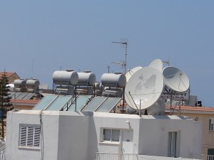 Parabolas, ūdens un gaiss