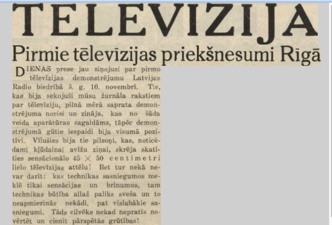 Jaunākās Ziņas 1937. g. 11. novembris